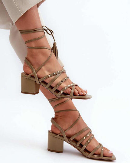 Heel sandals model 197582