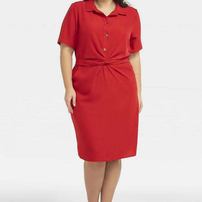 Chic Plus Size Kyoto Office Dress by Karko
