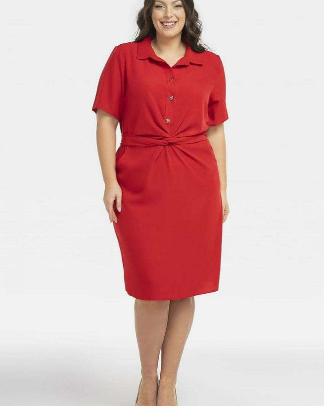 Chic Plus Size Kyoto Office Dress by Karko