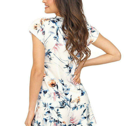 Floral Elegance Viscose Pajama Set
