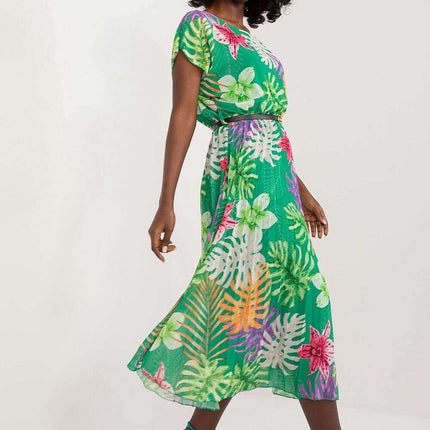 Italian Summer Breeze Flared Dress For Women Everyday Casual