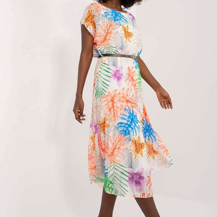 Italian Summer Breeze Flared Dress For Women Everyday Casual