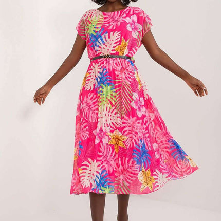 Italian Summer Breeze Flared Dress For Women Everyday Casual