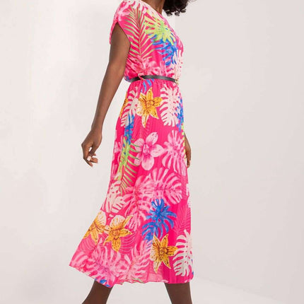 Italian Summer Breeze Flared Dress For Women Everyday Casual