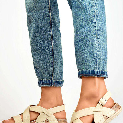 Sustainable Eco Leather Women's Platform Sandals - Summer Essential!