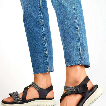 Sustainable Leather Velcro Sandals for Eco-Conscious Fashion