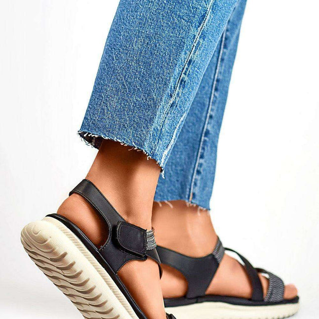 Sustainable Leather Velcro Sandals for Eco-Conscious Fashion