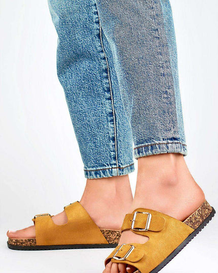 Sustainable Chic Suede Summer Flip-flops