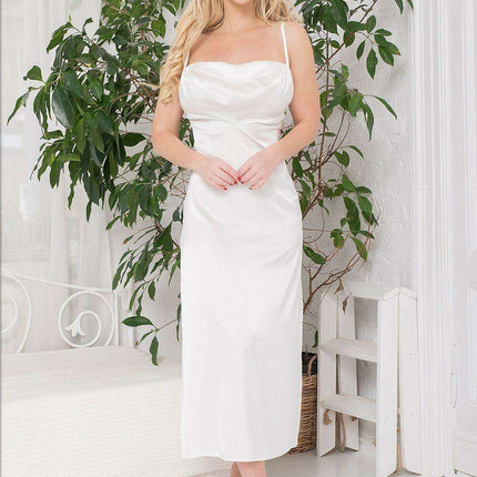 Luxe Satin Sleep Shirt - Kalimo Elegance Collection