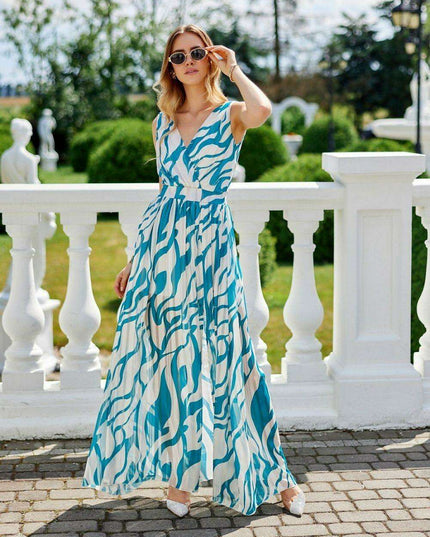 Elegant Chiffon Maxi Dress - Lorena Collection