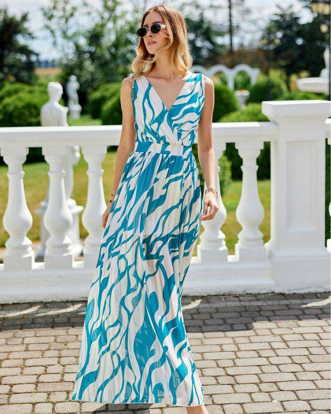 Elegant Chiffon Maxi Dress - Lorena Collection