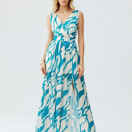 Elegant Chiffon Maxi Dress - Lorena Collection
