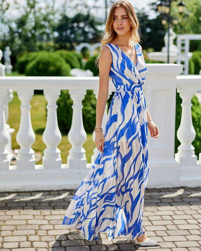 Elegant Lorena Chiffon Maxi Dress