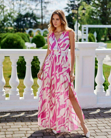 Ethereal Chiffon Maxi Gown