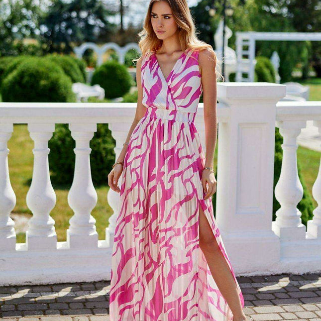 Ethereal Chiffon Maxi Gown