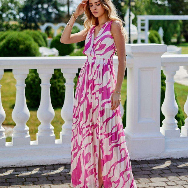 Ethereal Chiffon Maxi Gown