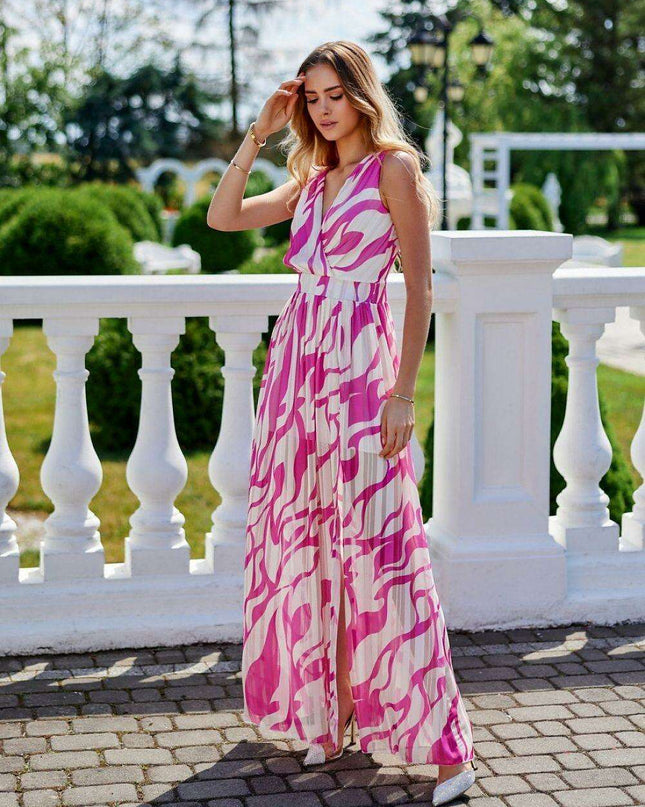 Ethereal Chiffon Maxi Gown