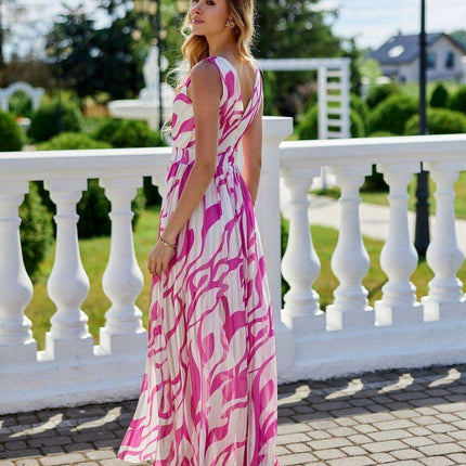 Ethereal Chiffon Maxi Gown