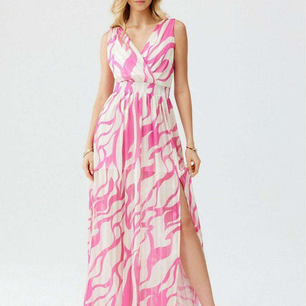 Ethereal Chiffon Maxi Gown
