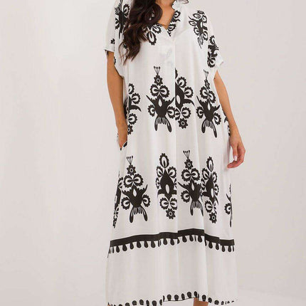 Vibrant Boho Midi Dress for Summer Elegance European