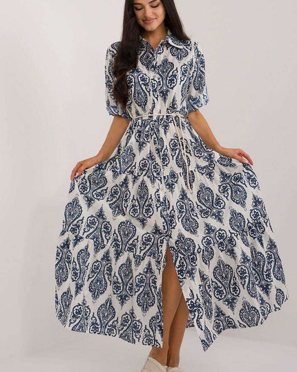 Bohemian Oasis Shirt Dress Italian Summer Style For Women