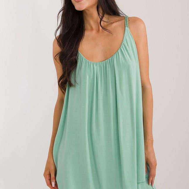 Elegant Summer Strapless Viscose Blouse