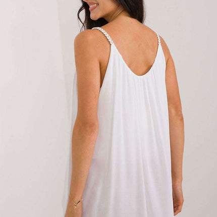 Elegant Summer Strapless Viscose Blouse