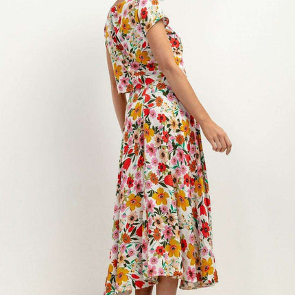 Summer Chic Viscose Patterned Blouse