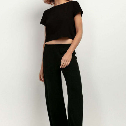 Chic Summer-Ready Wide-Leg Linen Pants for Modern Women