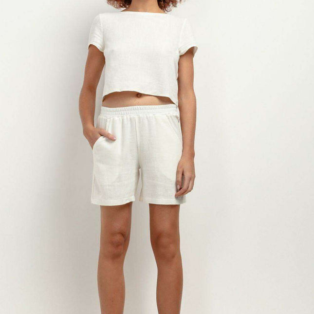 Tessita T402 Lightweight Linen Summer Shorts