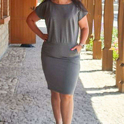 Sporty Chic Plus Size Karko Dress for Effortless Style