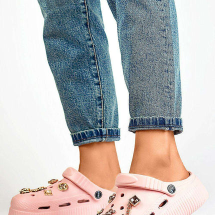 Chic Black Women's Slip-On Platform Flip-Flops