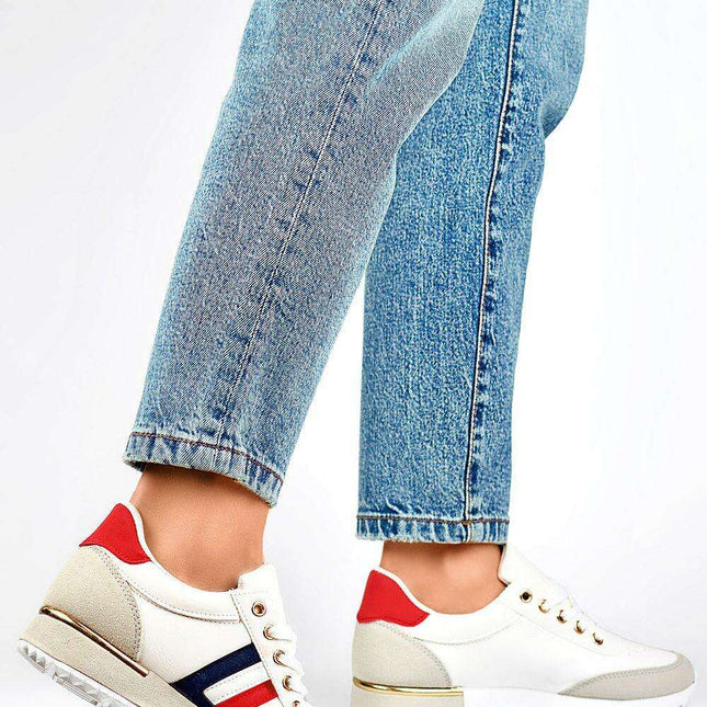 Eco-Friendly Women's Athletic Sneakers in White