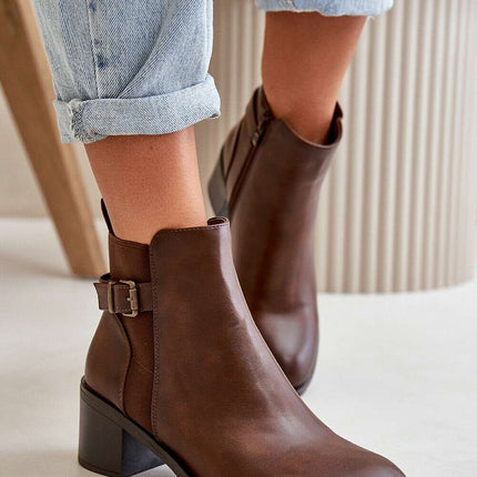 Heel boots model 199073