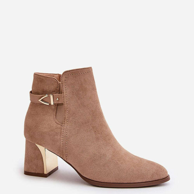 Heel boots model 199087