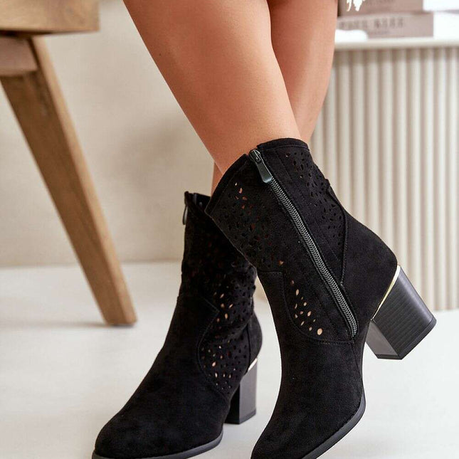 Heel boots model 199089