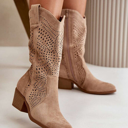 Heel boots model 199178