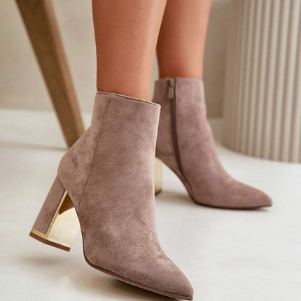 Heel boots model 199072