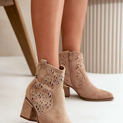 Heel boots model 199266