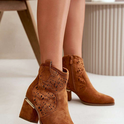 Heel boots model 199266