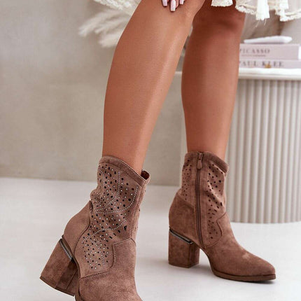 Heel boots model 199321