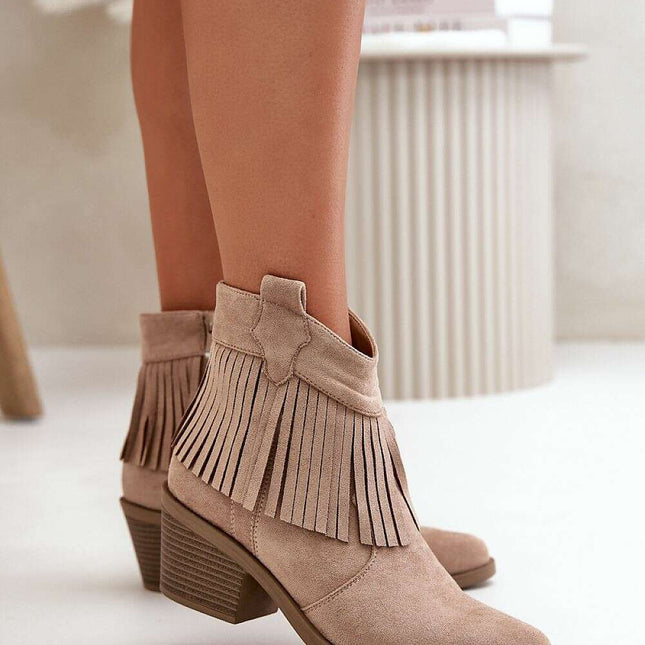 Heel boots model 199407