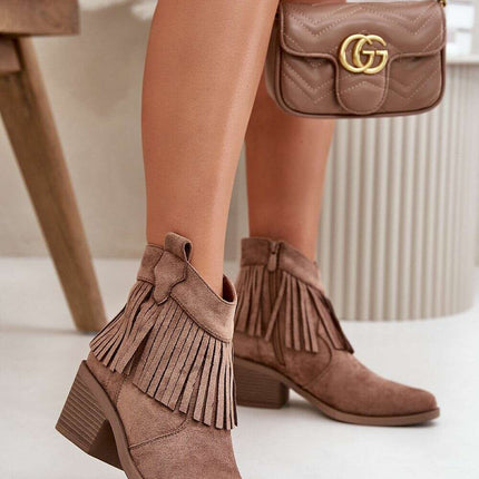 Heel boots model 199407