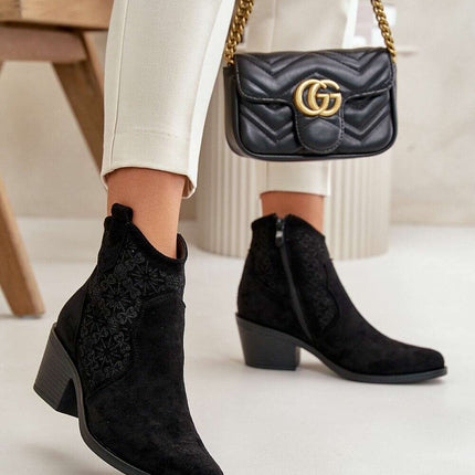 Heel boots model 199414