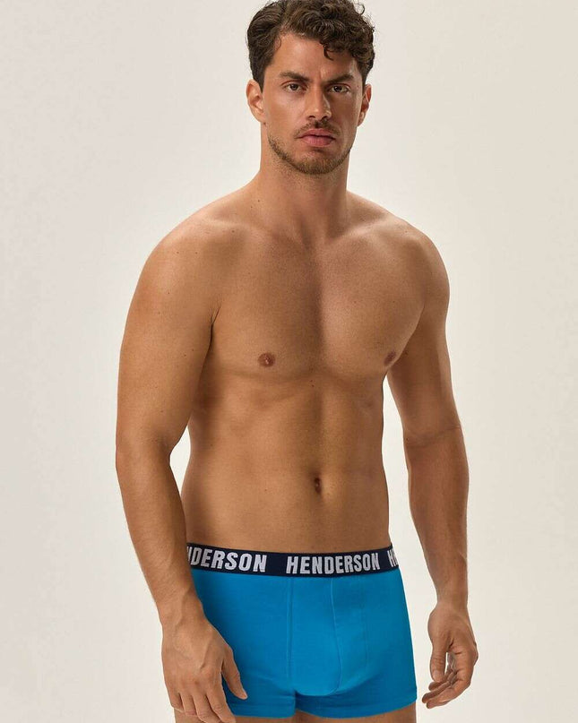 Men's Slim Fit Boxer Shorts Set – 3 Pack Geometric Cotton Blend