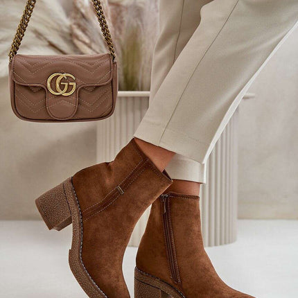 Heel boots model 199292