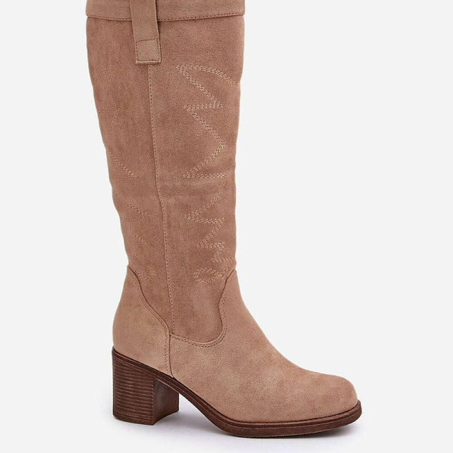 Heel boots model 199857