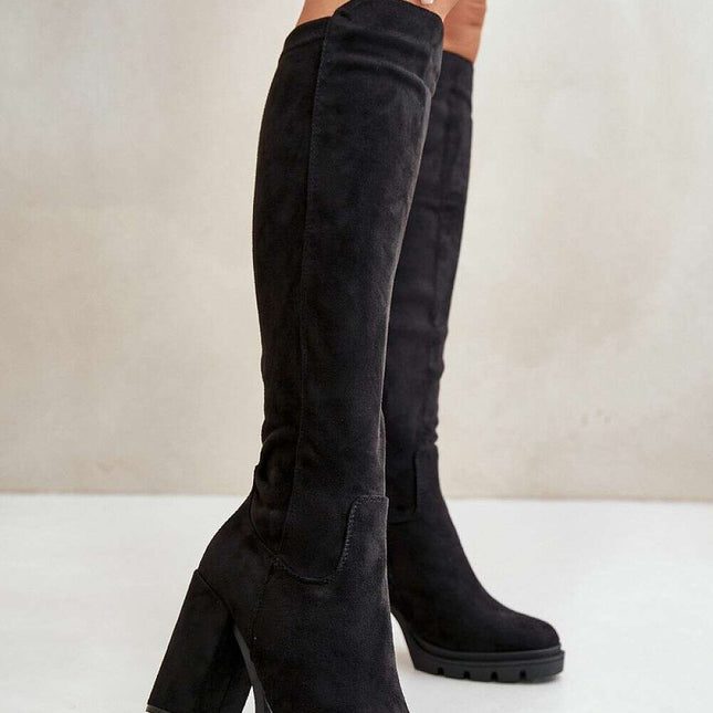 Heel boots model 199863