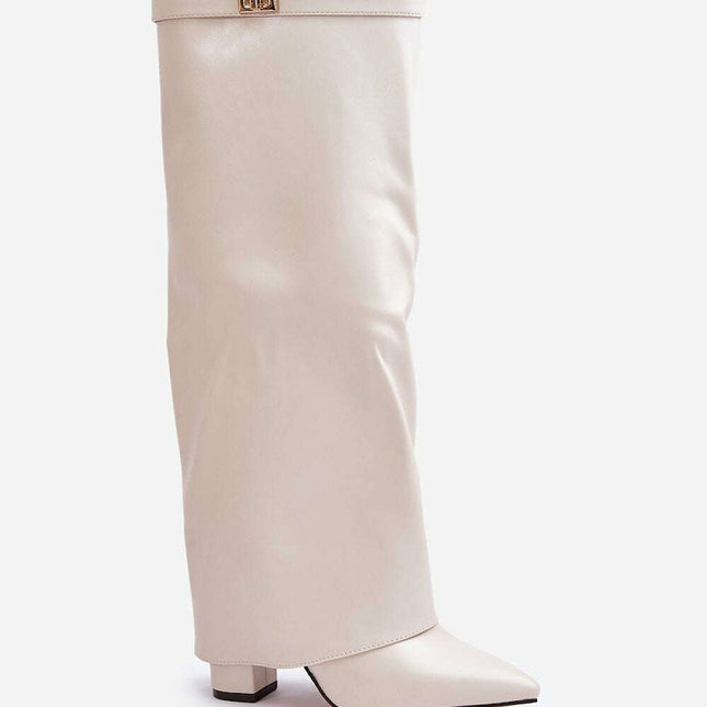 Heel boots model 199865