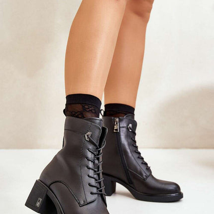Heel boots model 200098